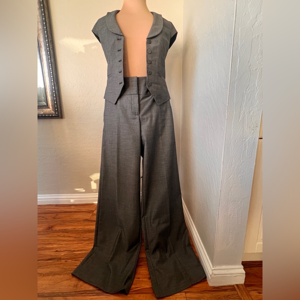 H&M Charcoal Wide-Leg Women's Pants
